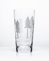 Cognitive Surplus Forest Giants Beer Glass (12 oz) in Yosemite national park design.