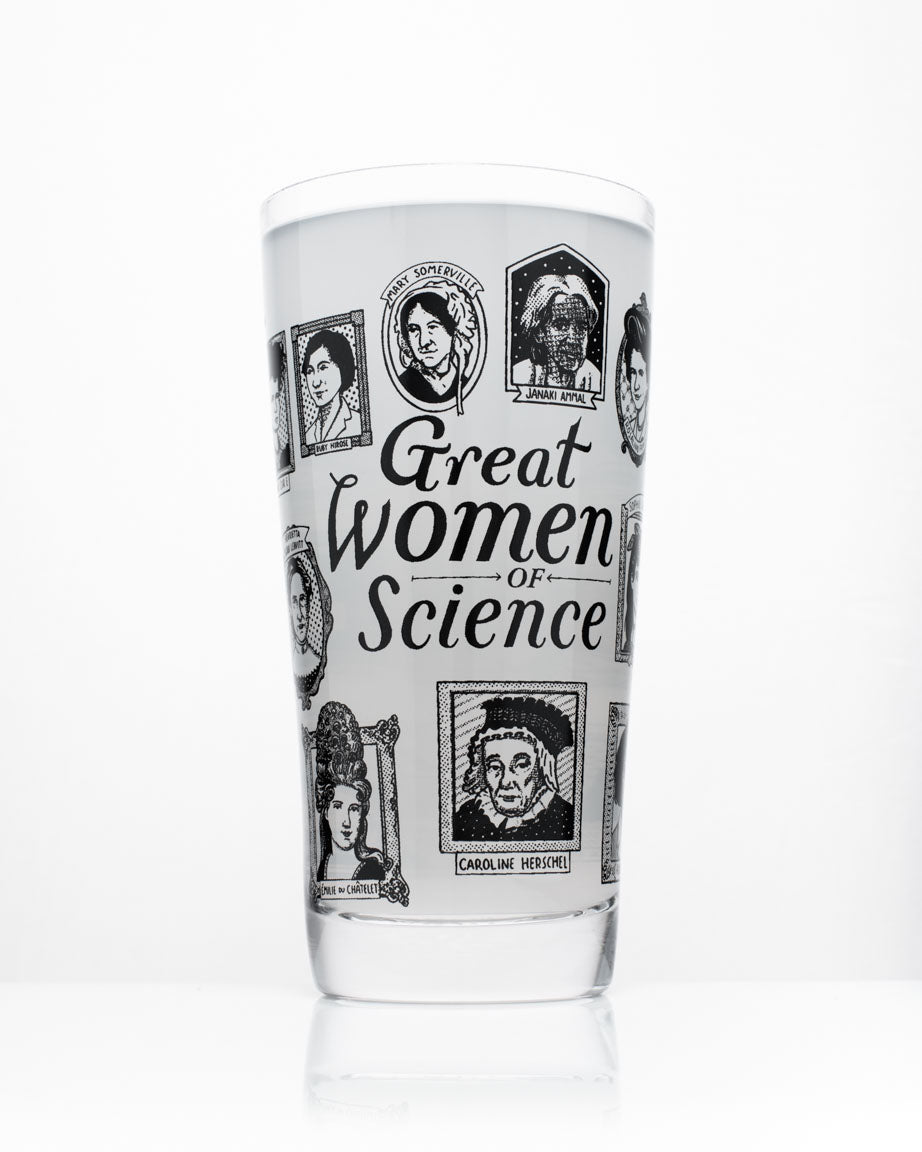 SECONDS: Great Women of Science Beer Glass (12 oz)