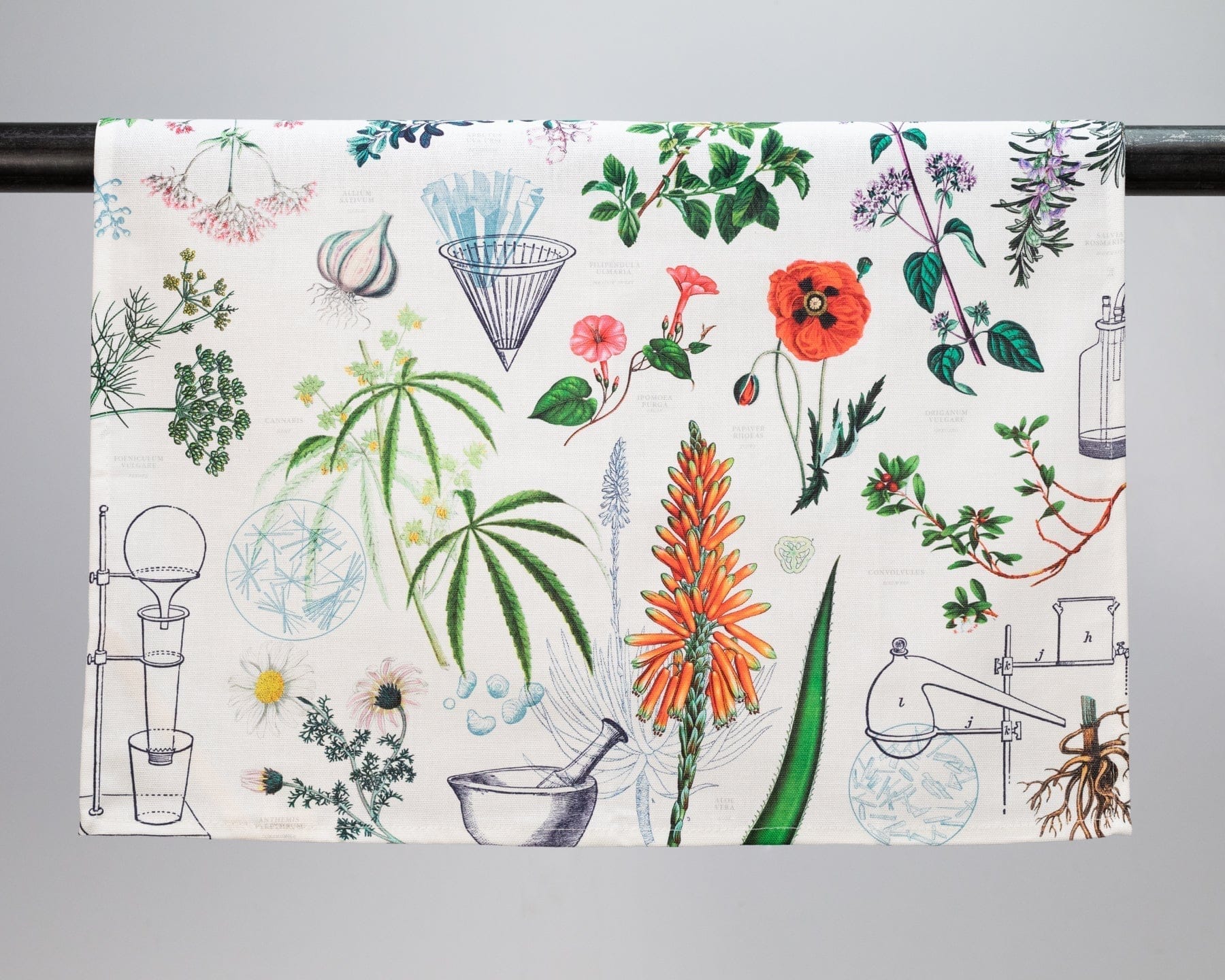 Botanical Pharmacy Printed Tea Towel Cognitive Surplus