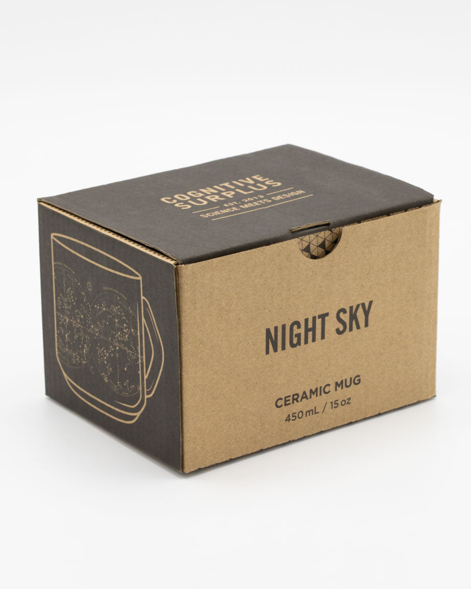 Cognitive Surplus Night Sky 15 oz Ceramic Mug.