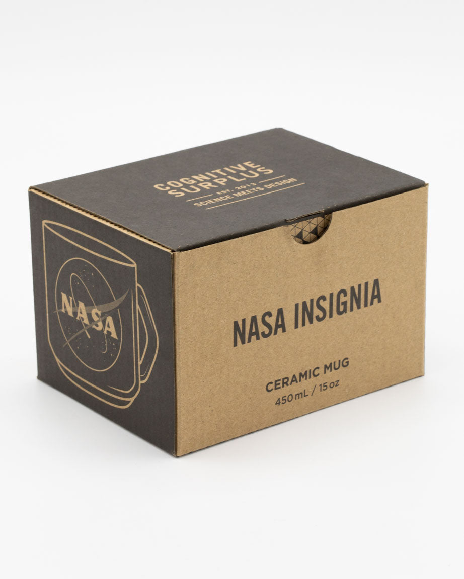 Cognitive Surplus NASA Meatball Insignia 15 oz Ceramic Mug.