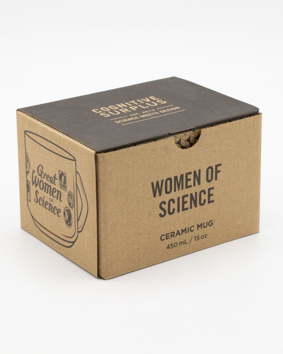 Cognitive Surplus Great Women of Science 15 oz Ceramic Mug.