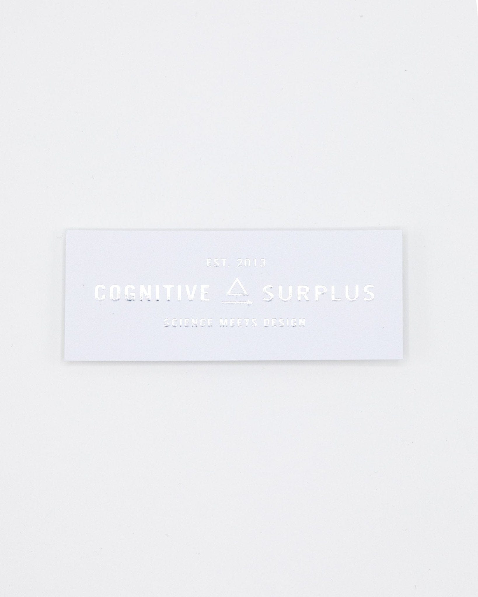 Cognitive Surplus Logo Silver Sticker Cognitive Surplus