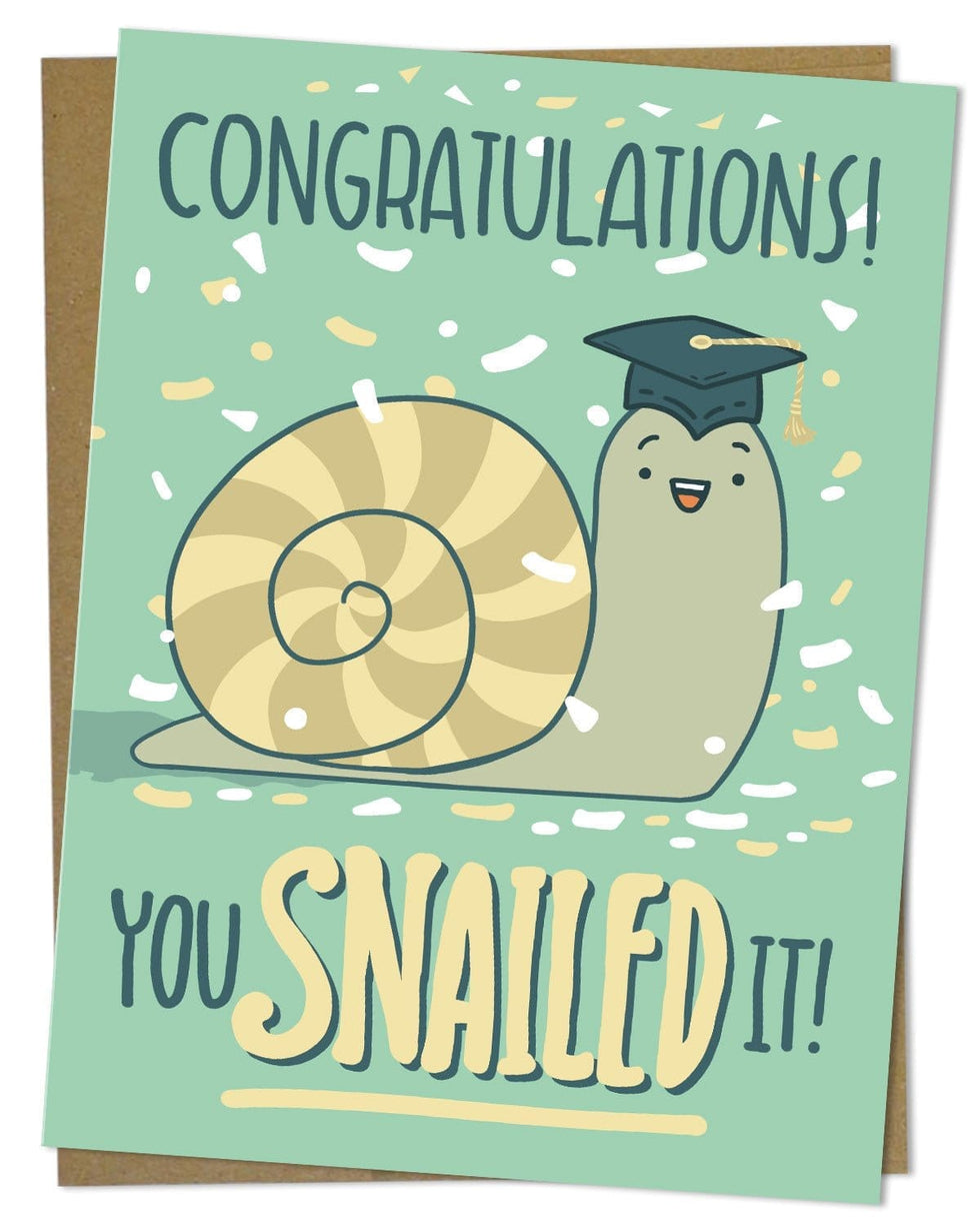 Congratulations Snail Graduation Card - Slow Graduation | Cognitive Surplus