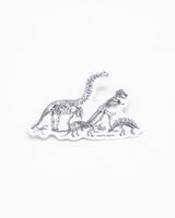 Dinosaur Commute Sticker