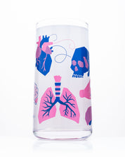 Retro Anatomy Drinking Glass