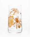 A Honey Bees Drinking Glass with a bee on it by Cognitive Surplus.