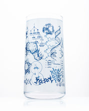 A Genetics & DNA Drinking Glass with a graphic on it by Cognitive Surplus.