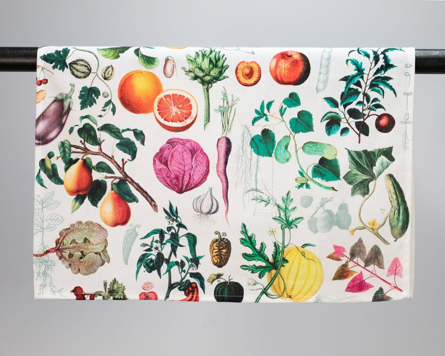 Fruit & Vegetables Printed Tea Towel Cognitive Surplus