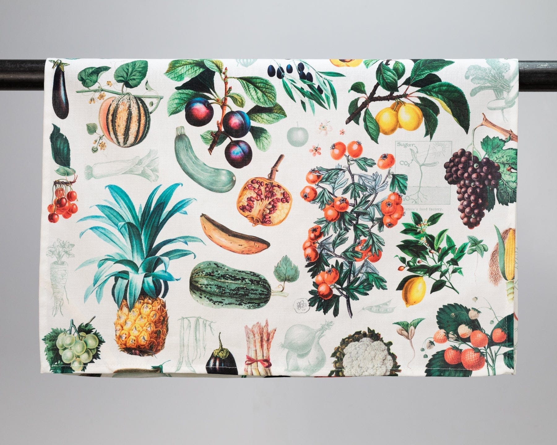 Fruit & Vegetables Printed Tea Towel Cognitive Surplus