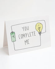Cognitive Surplus Electrical Circuit: You Complete Me card.
