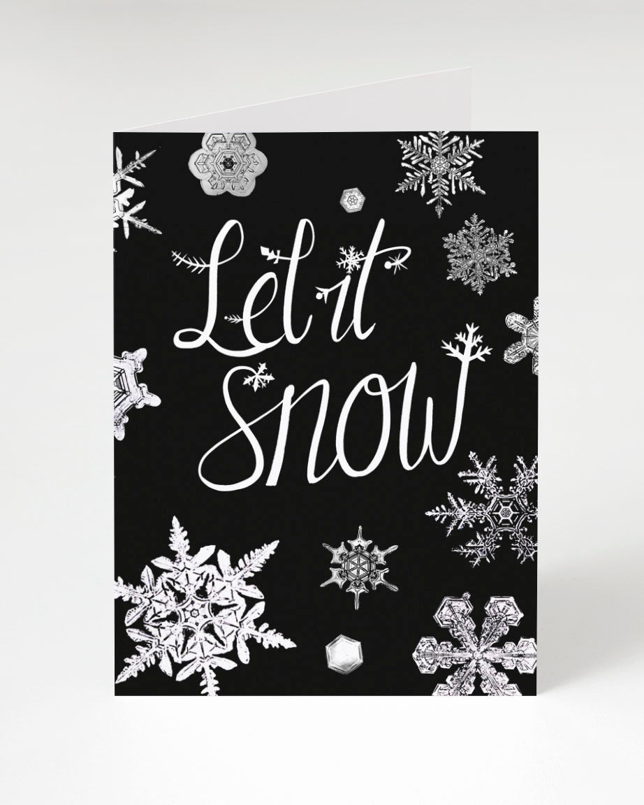 Let it Snow Cognitive Surplus greeting card.