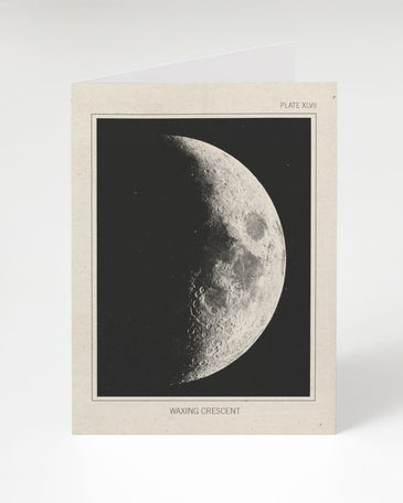 Moon Greeting Card - Astronomy Stationery | Cognitive Surplus