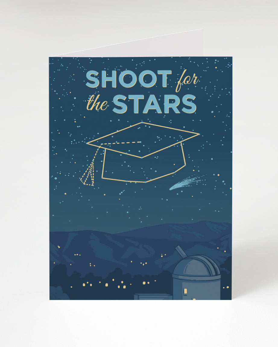 Cognitive Surplus Shoot for the Stars! Graduation Card.