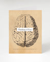 Cognitive Surplus' Thinking of You: Vintage Brain Card