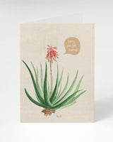Sorry You Got Burned Aloe Card