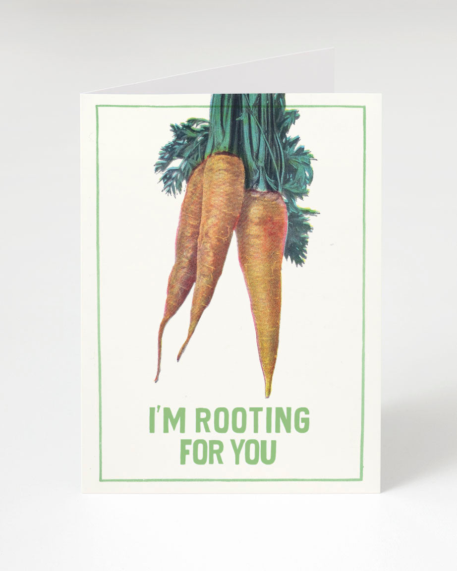 I'm rooting for you Cognitive Surplus greeting card.
