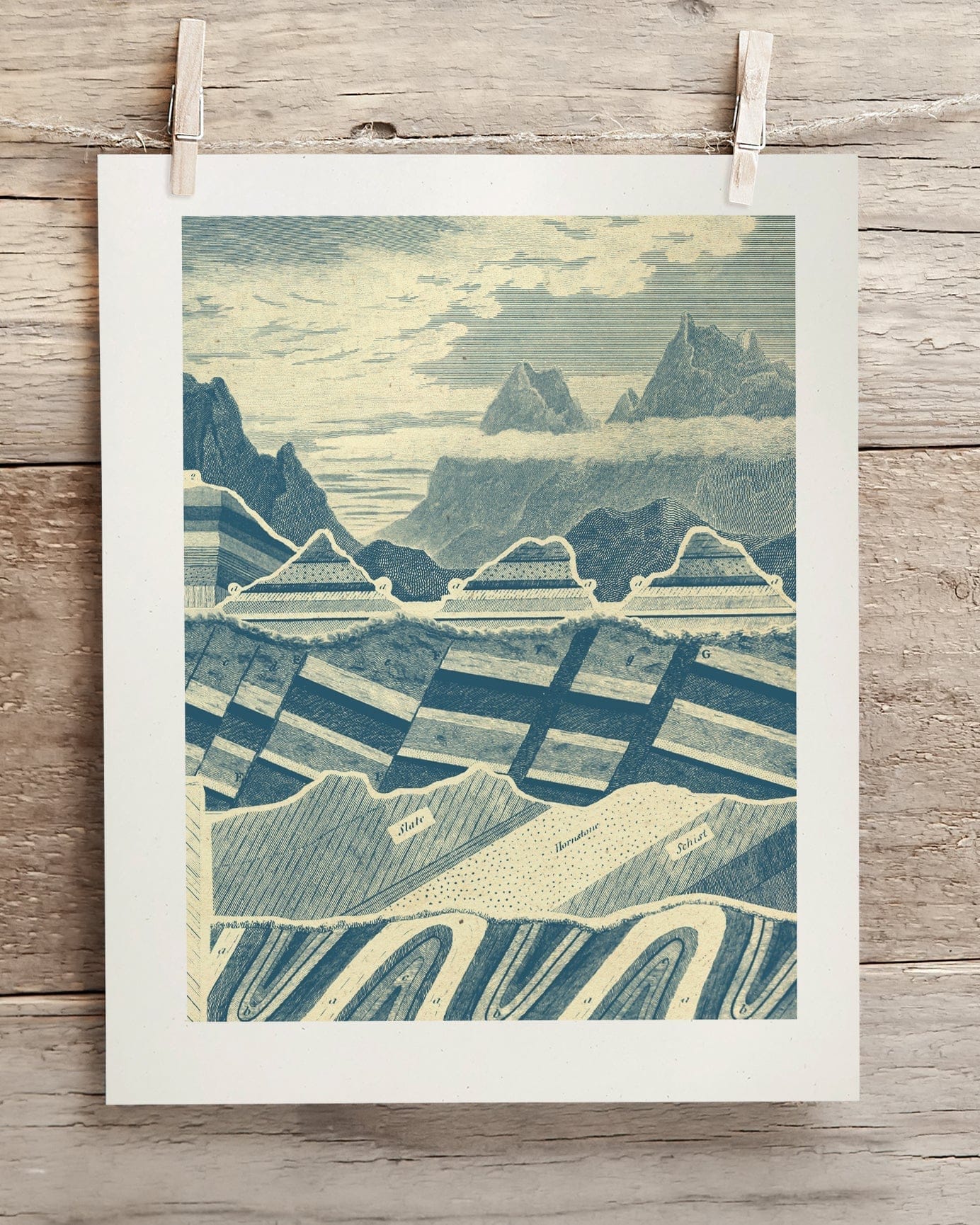 Geology Layers Museum Print Cognitive Surplus