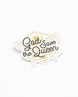 God Save the Queen (Bee) Sticker