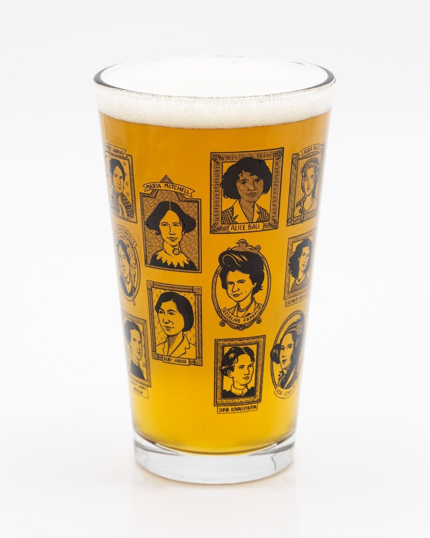Great Women of Science Pint Glass Cognitive Surplus