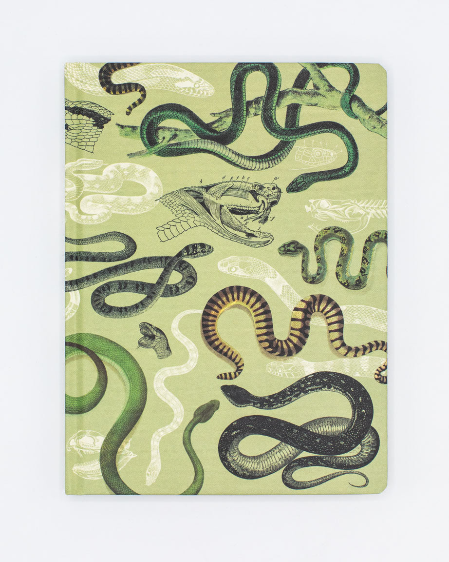 A Snakes Hardcover Notebook - Lined/Grid with Cognitive Surplus on it.