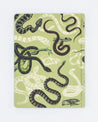 A green Snakes Hardcover Notebook - Lined/Grid by Cognitive Surplus.