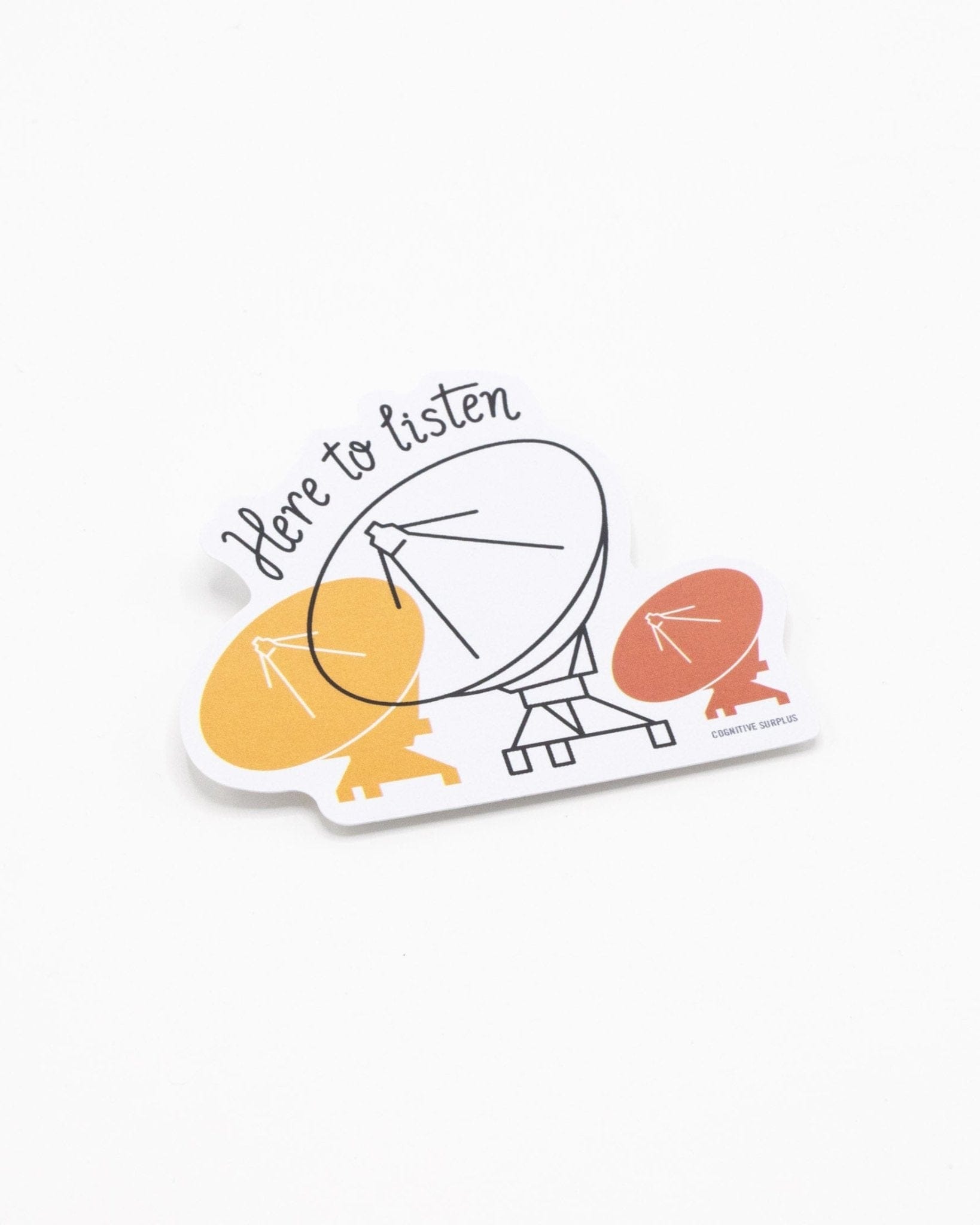 Here to Listen: VLA Sticker – Cognitive Surplus