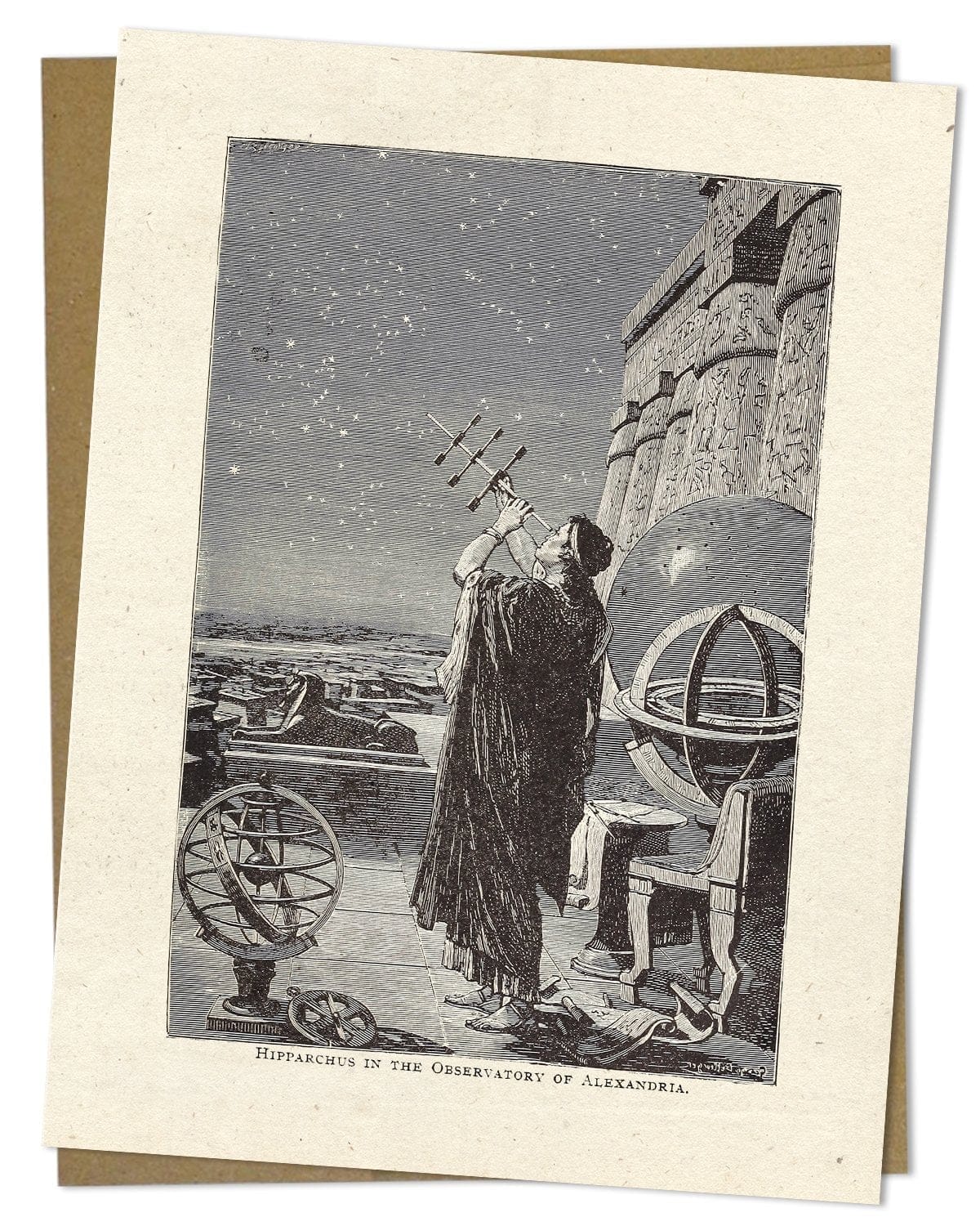 Hipparchus in the Observatory Greeting Card Cognitive Surplus