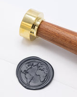 Planet Earth Wax Stamp