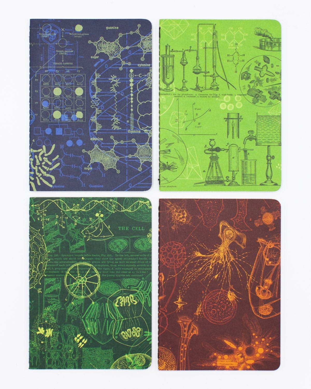 Science Lab Pocket Notebooks Set of 4 | Microbiologist – Cognitive Surplus