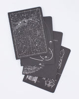 Lunar Landing: Space Exploration Pocket Notebook 4-pack