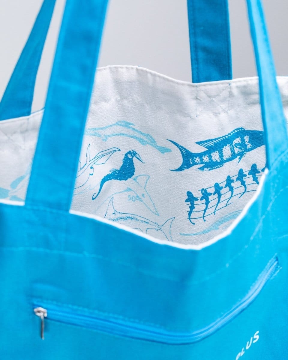 Marine Life Canvas Shoulder Tote Cognitive Surplus