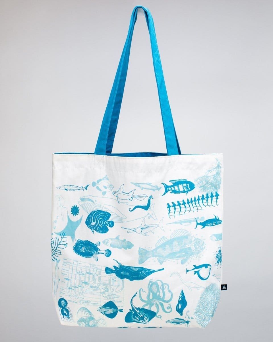 Marine Life Canvas Shoulder Tote Cognitive Surplus