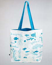 Marine Life Canvas Shoulder Tote Cognitive Surplus