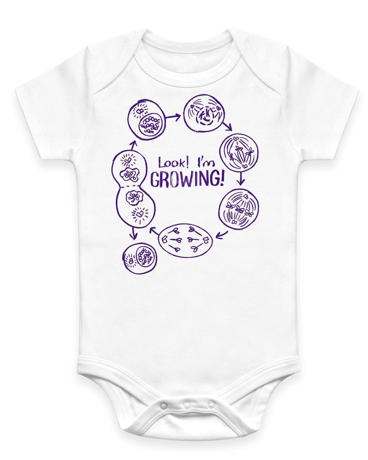 Mitosis I'm Growing Baby Bodysuit Cognitive Surplus