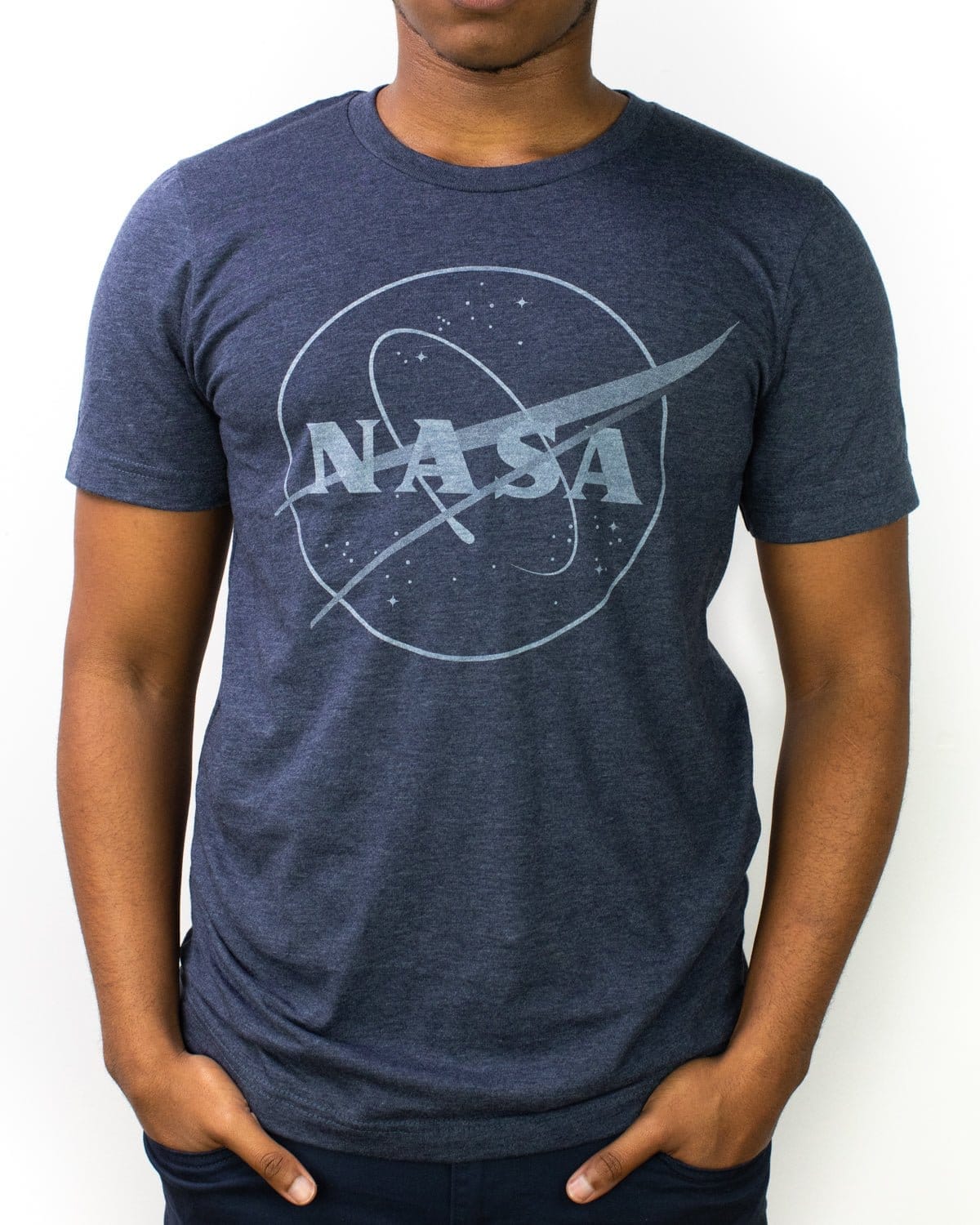 Maglietta Ringer Con Insignia NASA Lavata Ufficialmente Maglietta Ringer Con Insignia NASA Lavata Ufficialmente