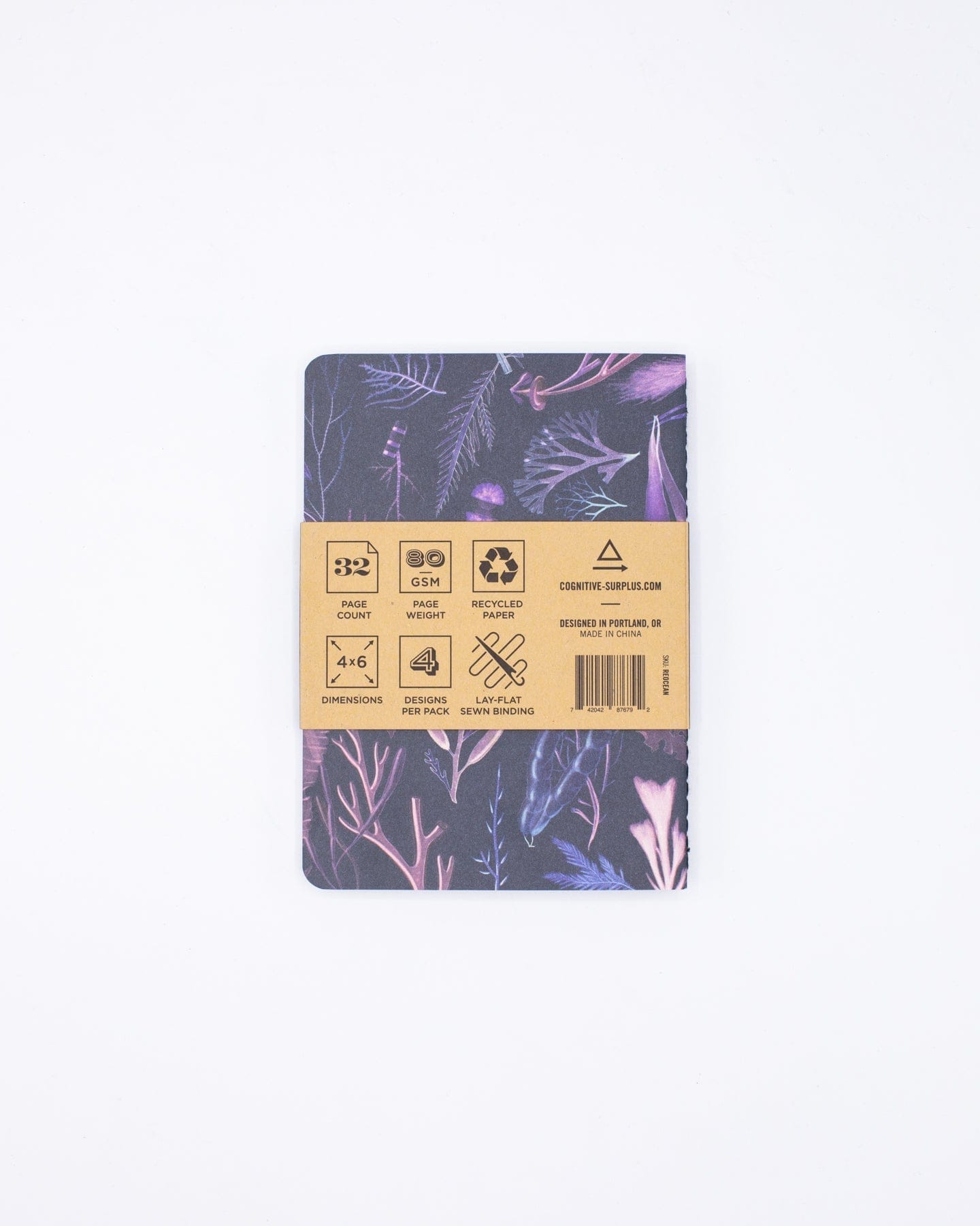 Ocean Pocket Notebook 4-pack Cognitive Surplus