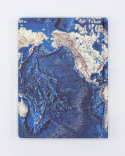 Ocean Terrain Map Hardcover - Dot Grid Cognitive Surplus