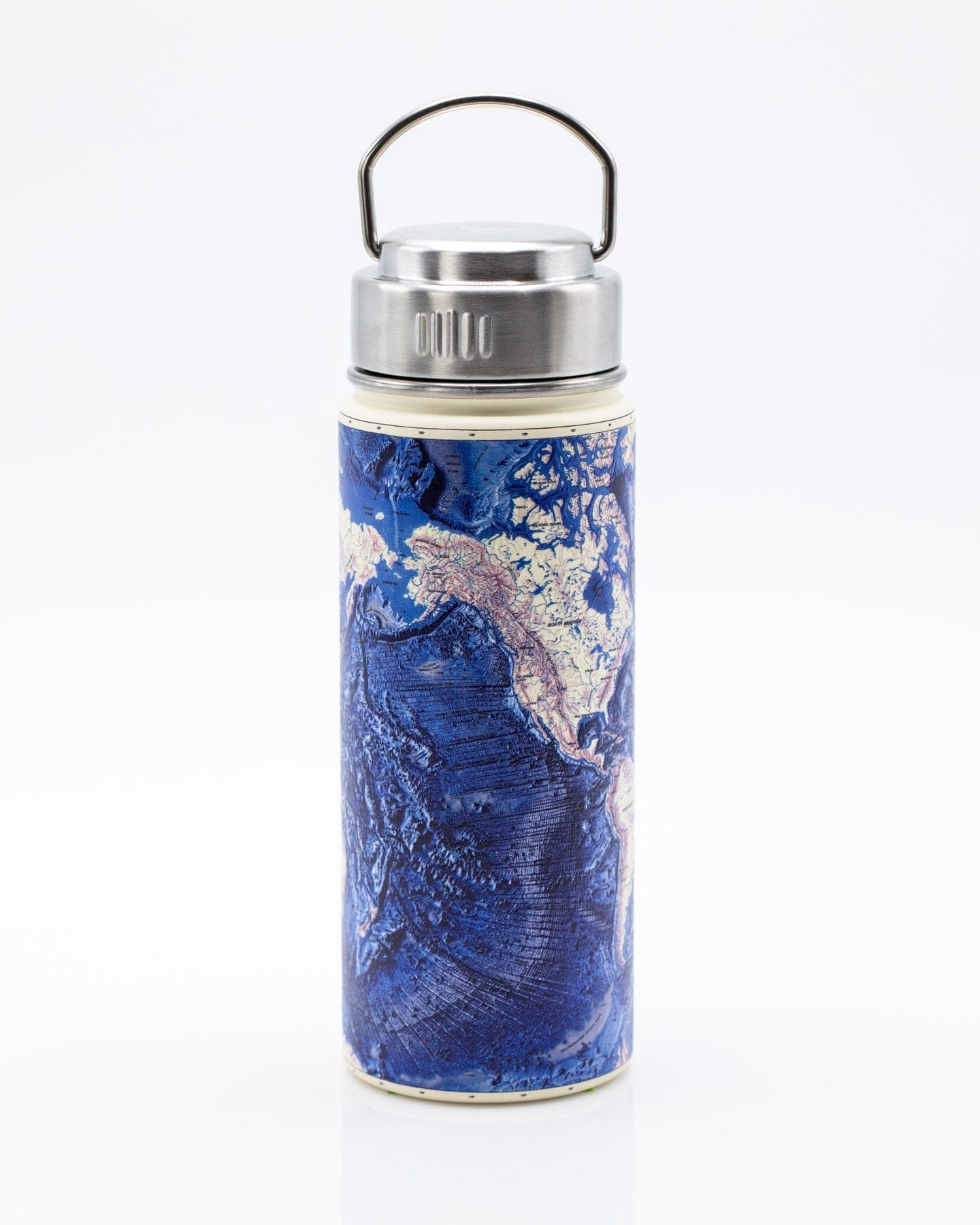 Cognitive Surplus Ocean Terrain World Map Bottle
