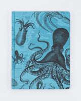 Octopus & Squid Hardcover Notebook - Lined/Grid