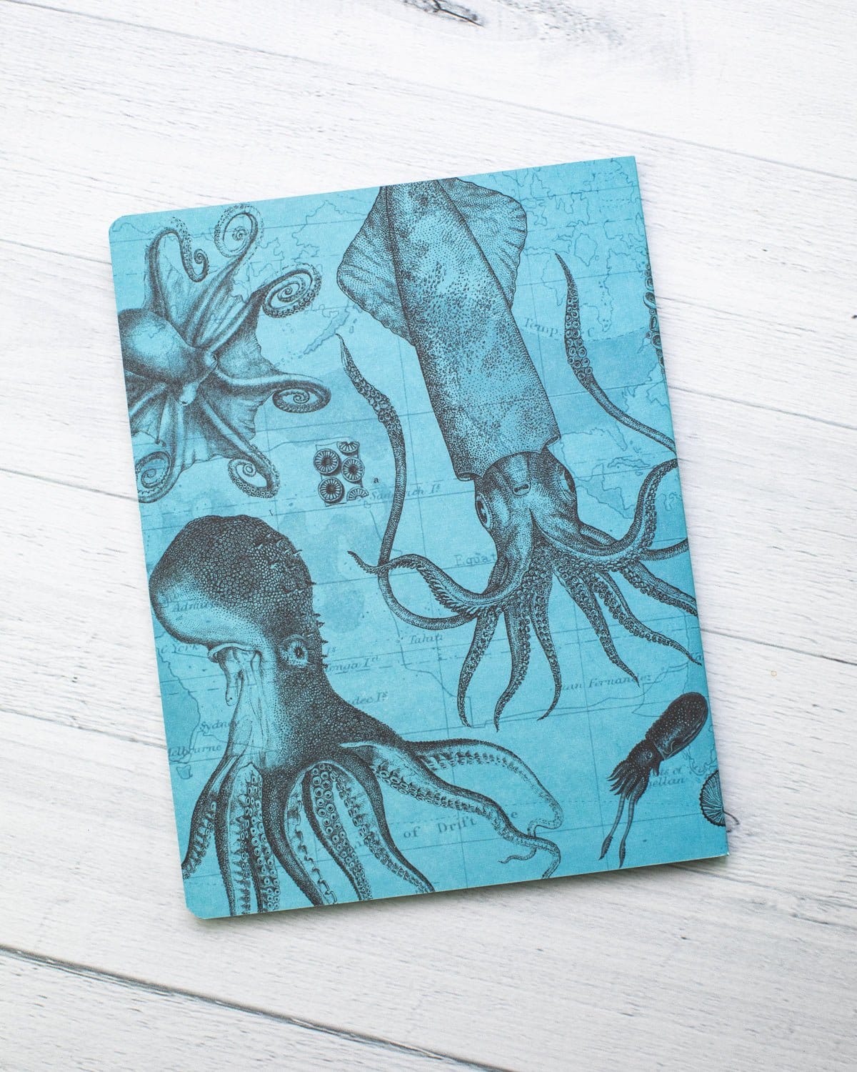 Octopus Print Softcover Notebook | Recycled Notebook – Cognitive Surplus