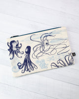 Octopus & Squid Zip Case