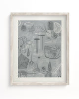 Paleontology Scientific Illustration Museum Print