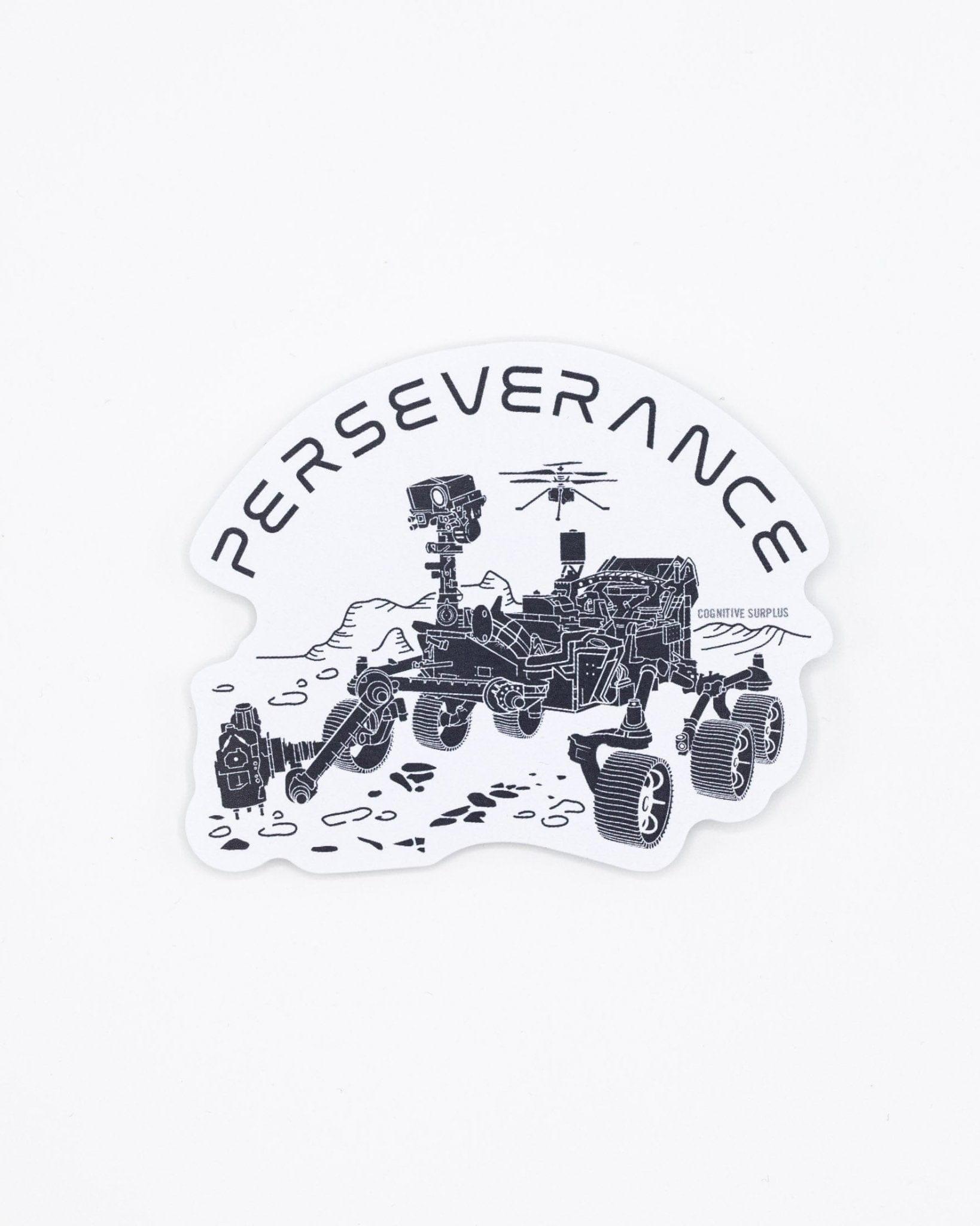 Perseverence Mars Rover Sticker Cognitive Surplus