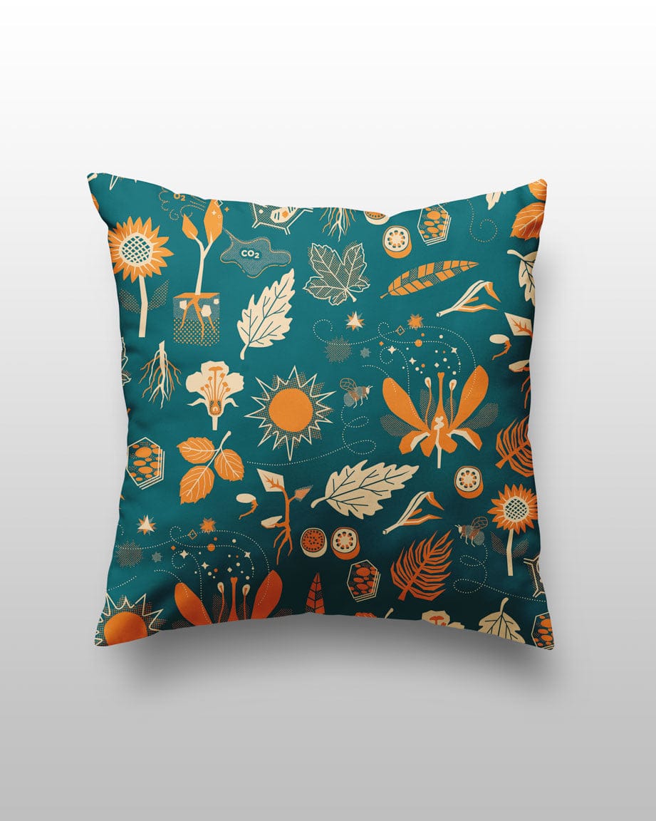 Retro Botany Pillow Cover Cognitive Surplus