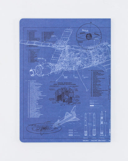 Space Exploration Softcover Notebook | Space Notebook – Cognitive Surplus