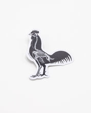 Rooster X-Ray Sticker Cognitive Surplus