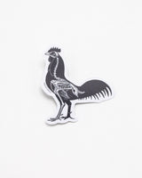 Rooster X-Ray Sticker