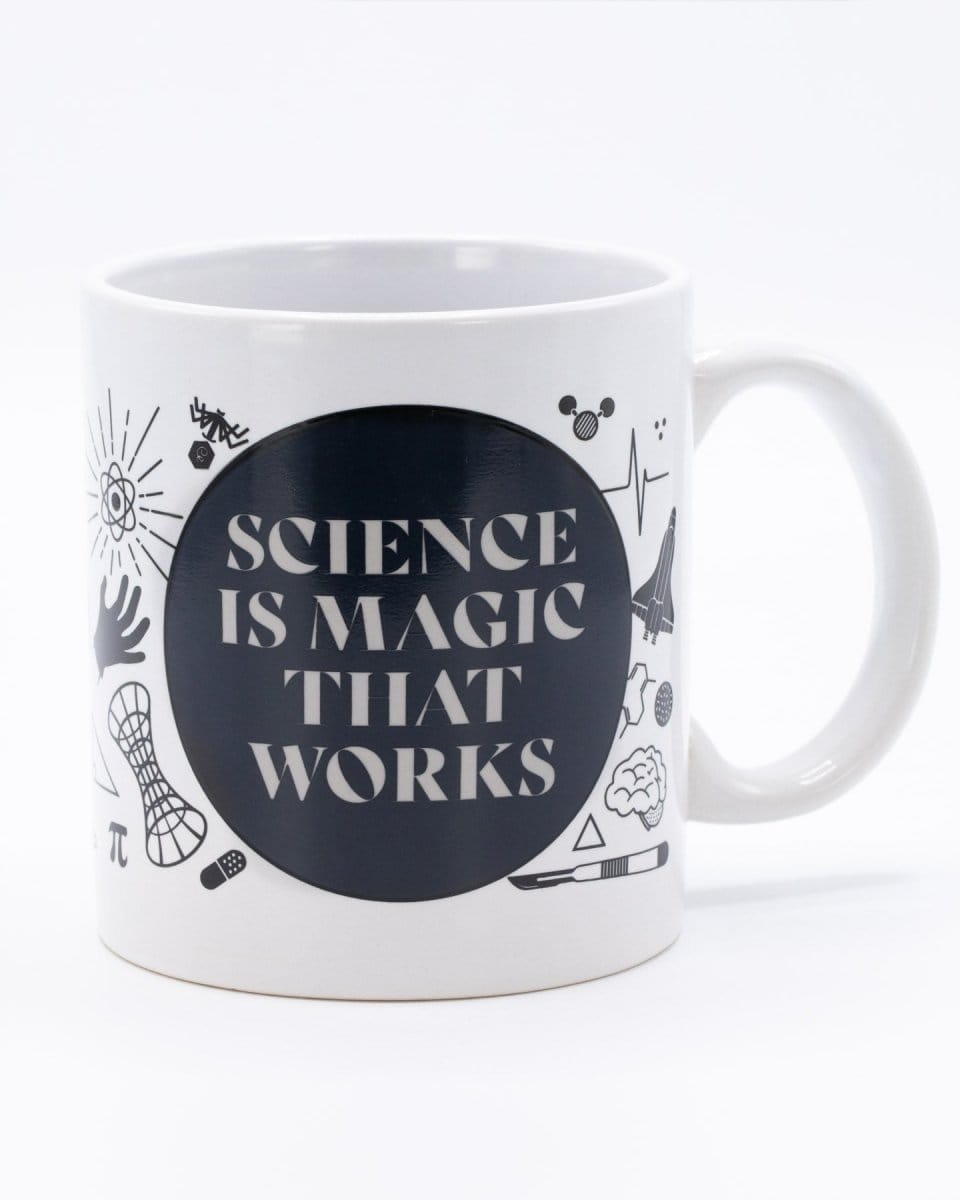 SECONDS: Science is Magic That Works Heat Change Mega Mug Cognitive Surplus