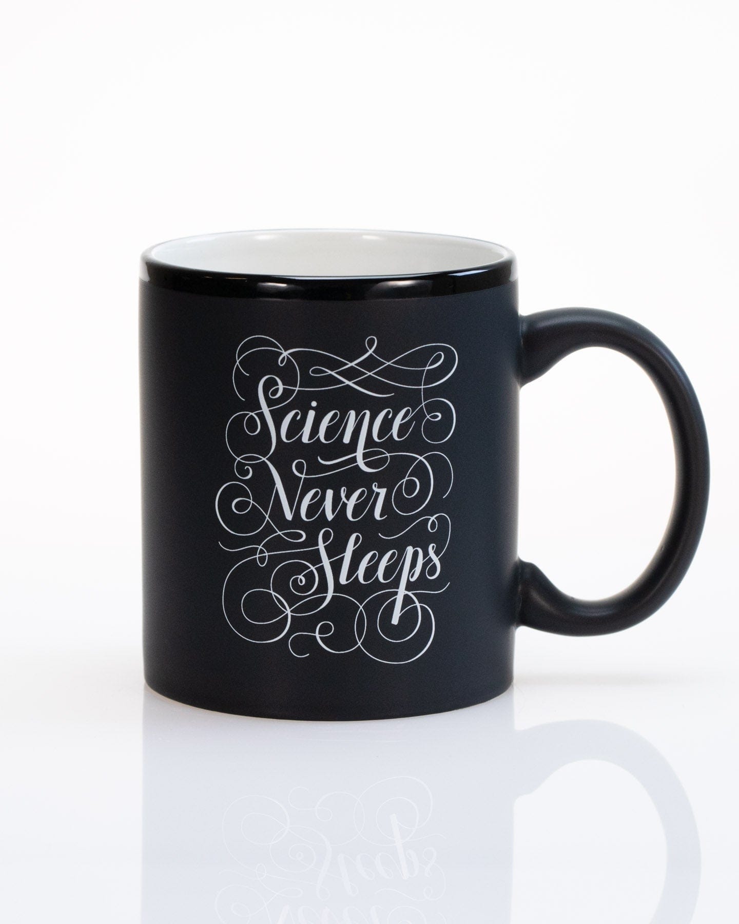 Science Never Sleeps 11 oz Ceramic Mug Cognitive Surplus